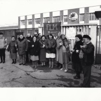 Presidio in fabbrica durante la lotta, dicembre 1983.
Archivio fotografico Fiom-Cgil Bologna