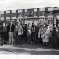 Presidio in fabbriche durante la lotta, dicembre 1983.
Archivio fotografico Fiom-Cgil Bologna