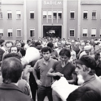 C.C.N.L. fasi della lotta in alcune fabbriche, 10/11 luglio 1979. Archivio fotografico Fiom-Cgil Bologna.