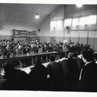 Assemblea aperta alla Curtisa contro i licenziamenti, 12 gennaio 1981. Archivio fotografico Fiom-Cgil Bologna.