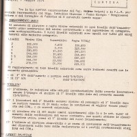 Verbale di accordo aziendale, 7 maggio 1974. Archivio Fiom-Cgil Bologna.
