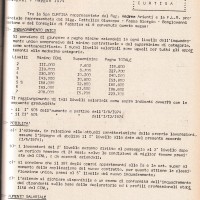 Accordo aziendale, 7 maggio 1974. Archivio Fiom-Cgil Bologna.