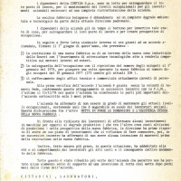 Comunicato, 3 gennaio 1979. Associazione “Paolo Pedrelli” - Archivio Storico della Camera del Lavoro di Bologna, Fondo Fiom-Cgil Bologna.