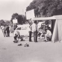 Sciopero della tenda, luglio 1969. Archivio fotografico Cgil Imola