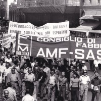 Sciopero contro la crisi economica, 12 luglio 1974. Archivio fotografico Fiom-Cgil Bologna.