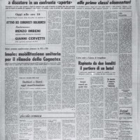 l’Unità, cronaca di Bologna, 20 settembre 1977. Biblioteca della Fondazione Gramsci Emilia-Romagna