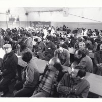 Assemblea aperta alla Curtisa, 3 febbraio 1981. Archivio fotografico Fiom-Cgil Bologna.