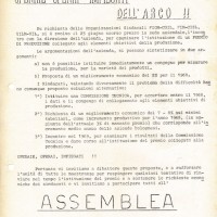 Volantino FIOM-CGIL, FIM-CISL, UILM-UIL, 1968. Associazione “P. Pedrelli”-Archivio Storico della Camera del Lavoro di Bologna, Fondo Fiom-Cgil Bologna