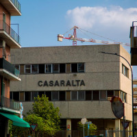 Ex stabilimento Casaralta, palazzina uffici. Foto Andrea Bacci, 2023.