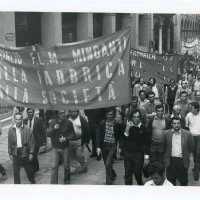 Assemblea aperta in piazza, 12 maggio 1983. Archivio fotografico Fiom-Cgil Bologna