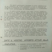 Bozza della nuova indennità sostitutiva del premio di produzione, 22 ottobre 1968. Associazione “Paolo Pedrelli”-Archivio Storico della Camera del Lavoro di Bologna, Fondo Fiom-Cgil Bologna.