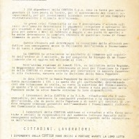 Comunicato, 14 giugno 1979. Associazione “Paolo Pedrelli” - Archivio Storico della Camera del Lavoro di Bologna, Fondo Fiom-Cgil Bologna.