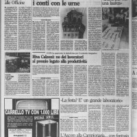 l’Unità, cronaca di Bologna, 30 maggio 1989. Biblioteca della Fondazione Gramsci Emilia-Romagna.