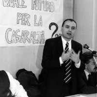 Intervento del sindaco Walter Vitali all’assemblea aperta alla cittadinanza sul futuro della Casaralta, 1996.