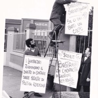 Fonderia Sabiem, operai in produzione, 4 aprile 1980.
Archivio fotografico Fiom-Cgil Bologna
