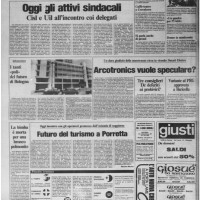 l’Unità, cronaca di Bologna, 9 febbraio 1984. Biblioteca della Fondazione Gramsci Emilia-Romagna