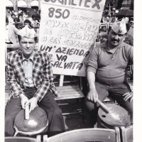 Assemblea aperta in piazza “Fabbriche in crisi”, 13 maggio 1983. Archivio fotografico Fiom-Cgil Bologna