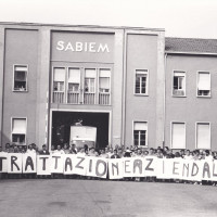 Sabiem in lotta per il contratto aziendale, 26 settembre 1988. Archivio fotografico Fiom-Cgil Bologna.