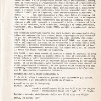 Comunicato FLM, 23 aprile 1977. Archivio Cgil Imola