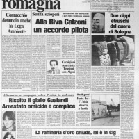 l’Unità, cronaca dell’Emilia-Romagna, 13 luglio 1985. Biblioteca della Fondazione Gramsci Emilia-Romagna.