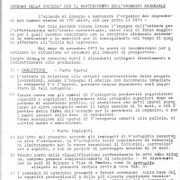 Verbale di accordo aziendale, 6 ottobre 1972. Archivio Fiom-Cgil Bologna.