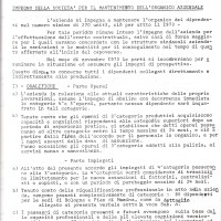 Accordo aziendale, 6 ottobre 1972. Archivio Fiom-Cgil Bologna.