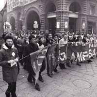 Sciopero nazionale industria, 15 novembre 1977. Archivio fotografico Fiom-Cgil Bologna.