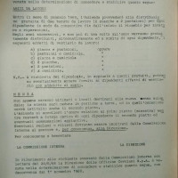 Bozza della nuova indennità sostitutiva del premio di produzione, 22 ottobre 1968. Associazione “Paolo Pedrelli”-Archivio Storico della Camera del Lavoro di Bologna, Fondo Fiom-Cgil Bologna.